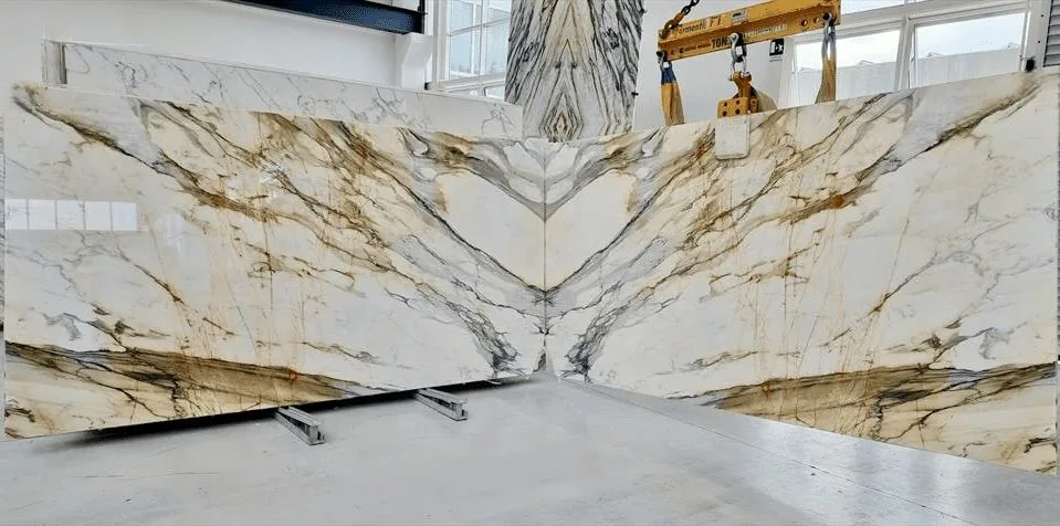 Custom Stone Design and Fabrication – Marble Kitchen Island, Los Angeles CA