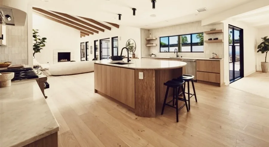 Custom Stone Interior Feature – Luxury Residential, Los Angeles CA
