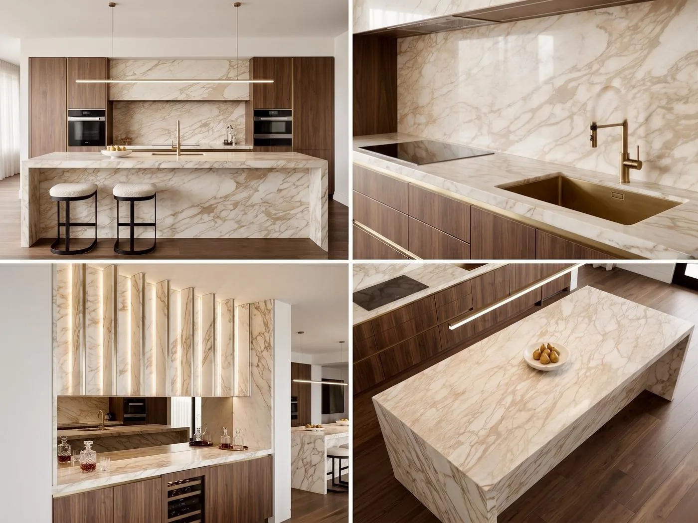 Marble Coffee Table Fabrication – Custom Stone Design, Downtown Los Angeles CA