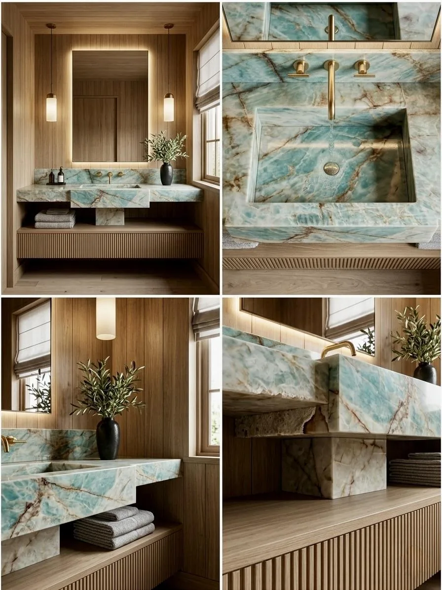 Premium Stone Cladding Detail – Residential Stone Installation, Los Angeles CA