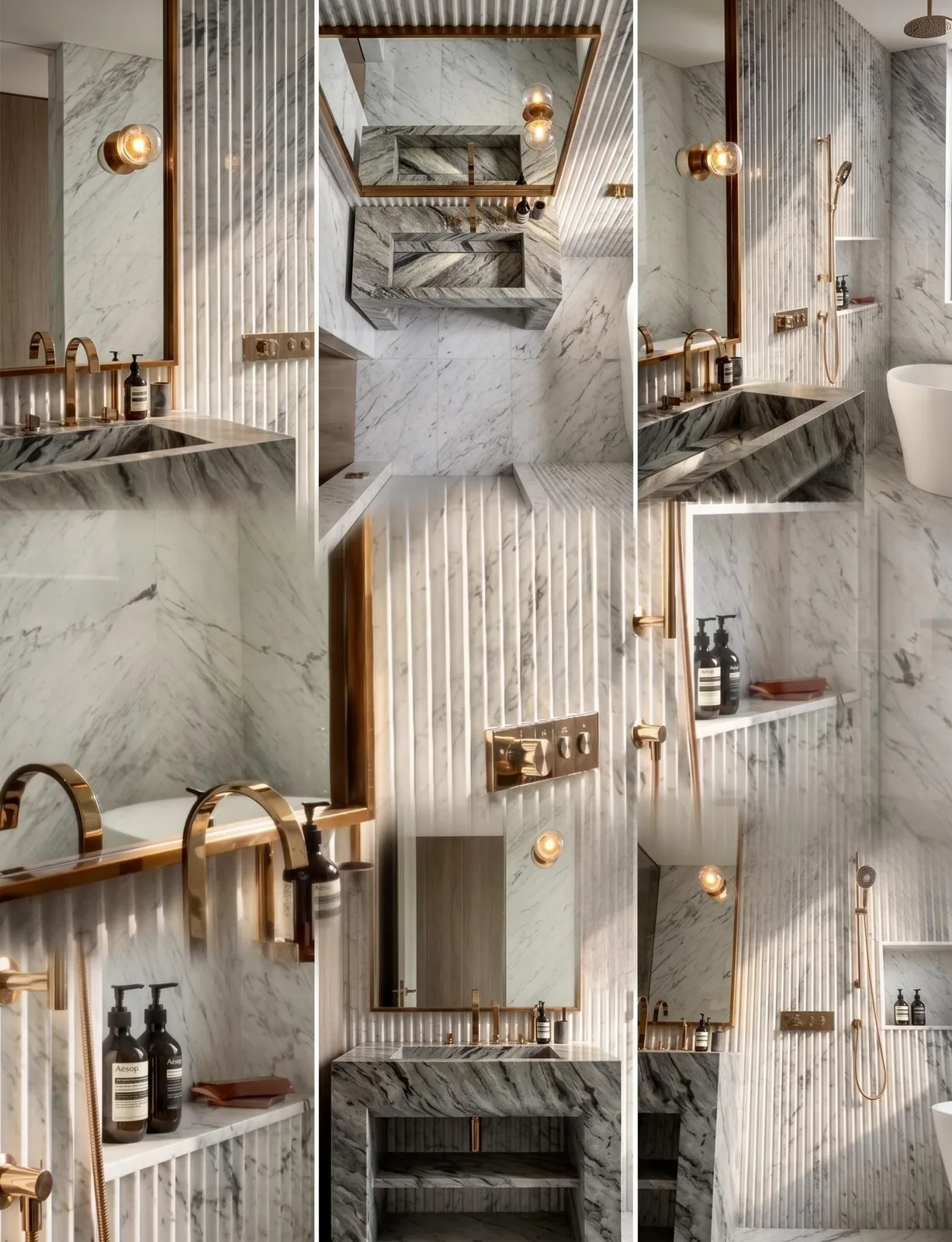 Marble Vanity Fabrication – Hidden Hills Estate, Los Angeles CA