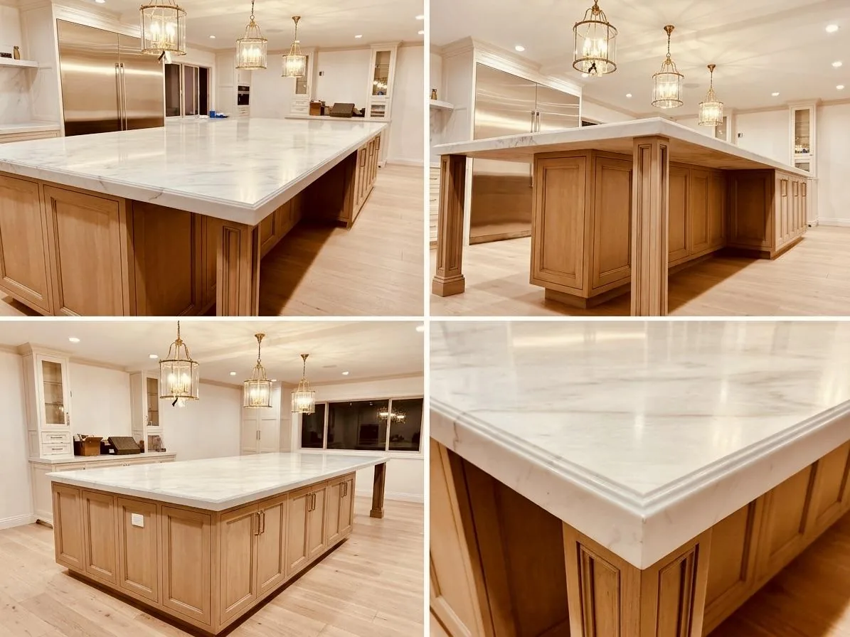 Custom Marble Interior Feature – Kenwood Residence, Los Angeles CA