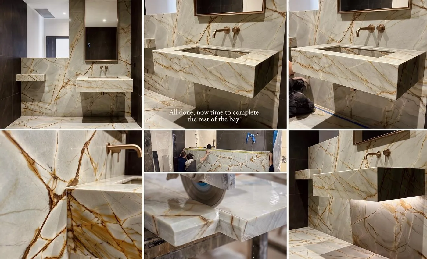 Bespoke Stone Interior – Montecito, West Coast Custom Stonework CA