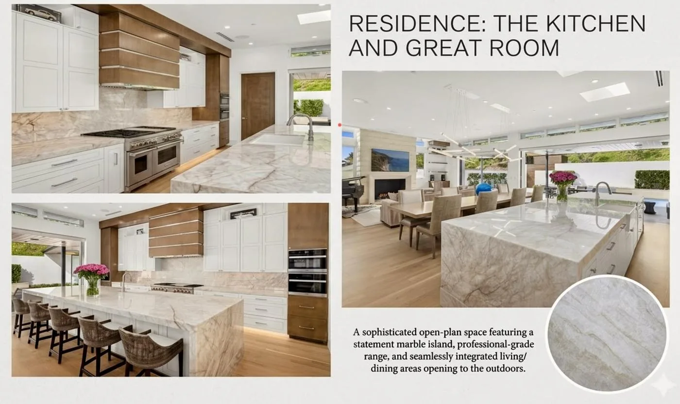 Custom Natural Stone Installation – Newport Beach, California