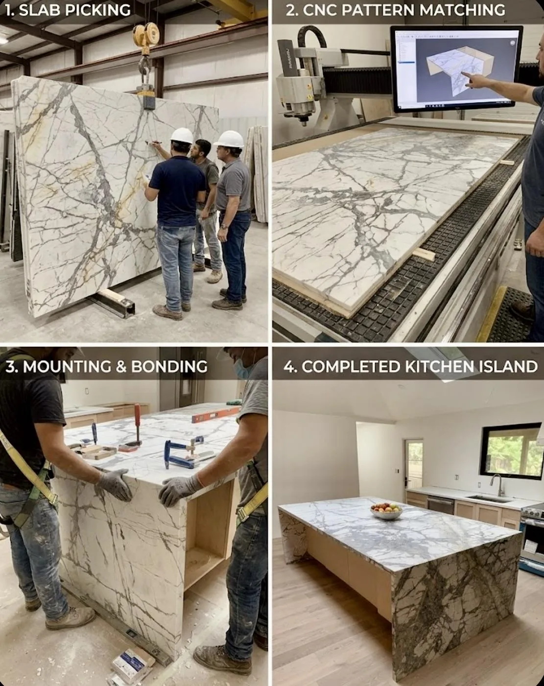 Custom Stone Interior – Venice Beach, Los Angeles CA