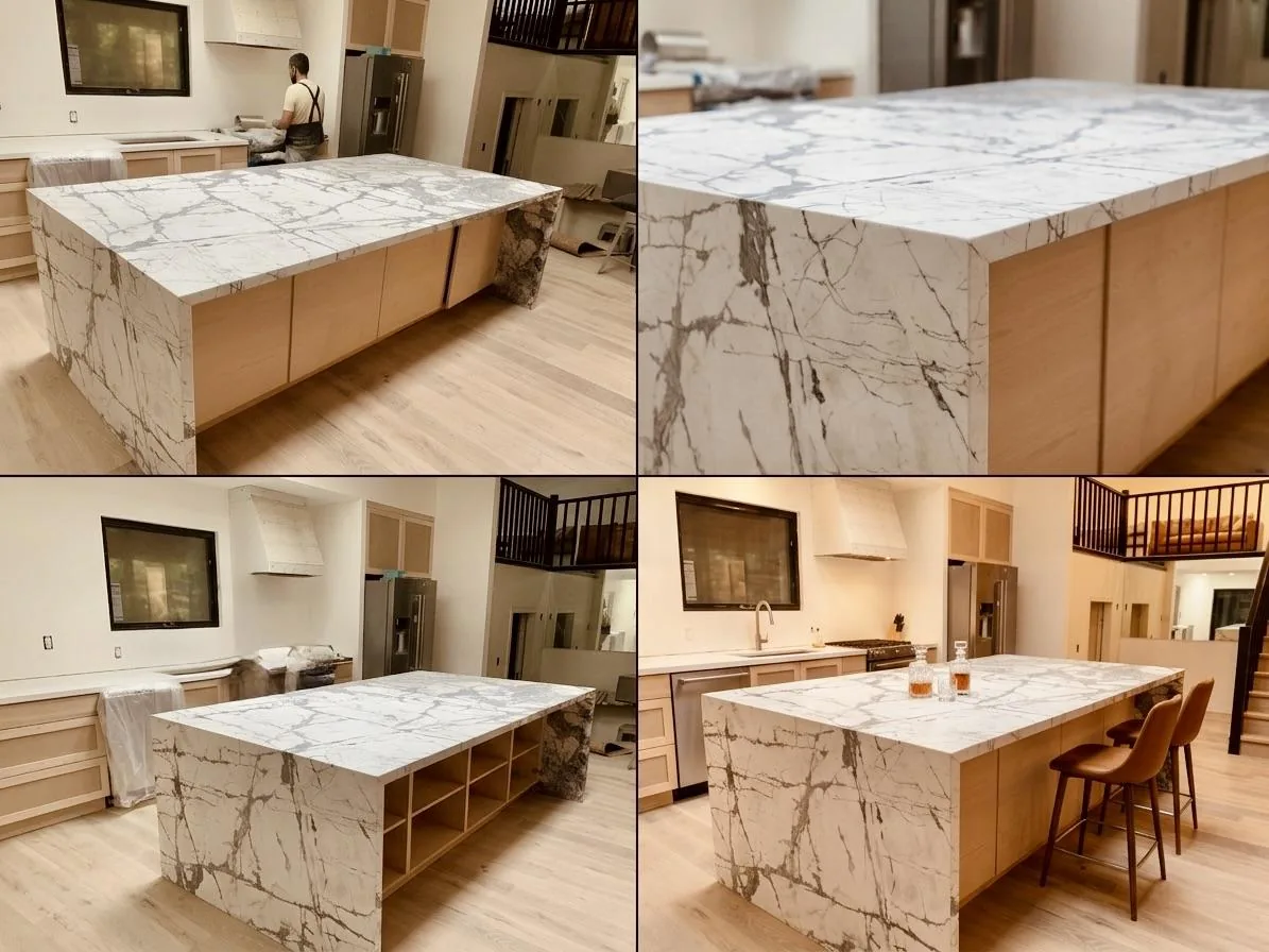 Precision Marble Fabrication – Venice Residence, Los Angeles CA